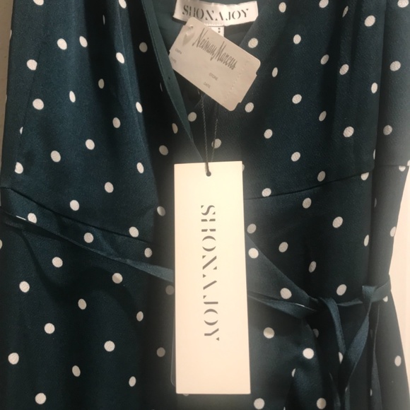 Midi satin wrap dress Shona Joy Neimann Marcus - Picture 6 of 6